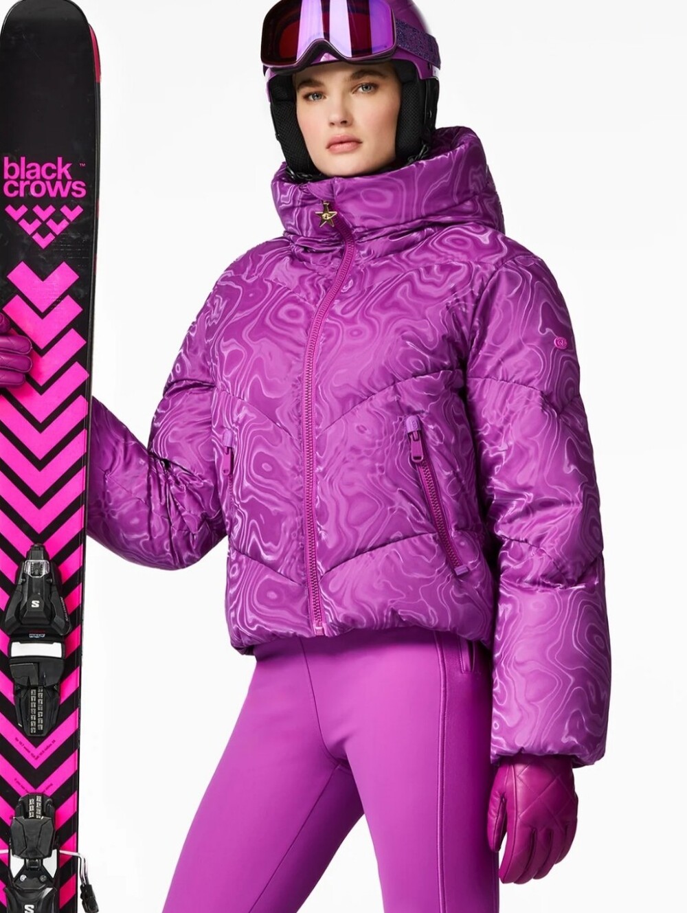 Goldbergh Aeliana Ski Jacket Viola Purple MSRP $1,149